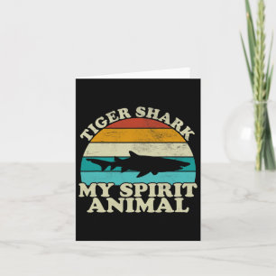Tiger Shark My Spirit Animal -ヴィンテージ魚釣り カード