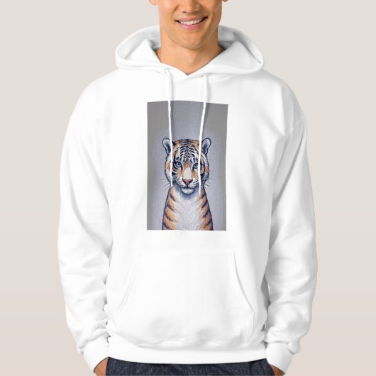 Tiger shirt hoodie パーカ (正面)