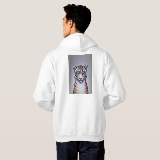 Tiger shirt hoodie パーカ (裏面フル)