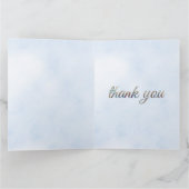 Tiger sitting on a sports car  サンキューカード (内部)