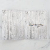 Tiger sitting on a sports car  サンキューカード (内部)