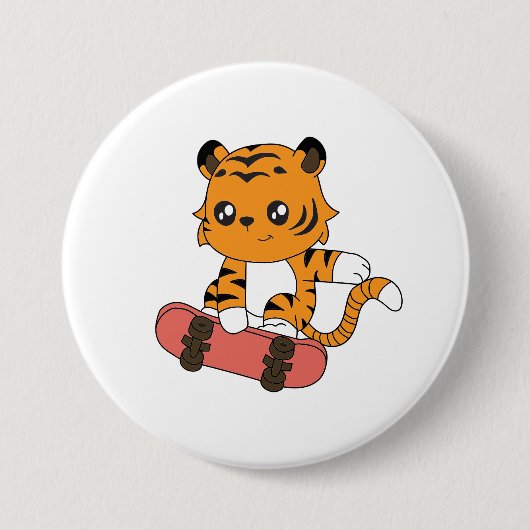 Tiger Skating 缶バッジ (正面)
