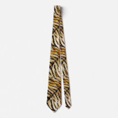 Tiger skin, stylish, tiger, striped, animal print, ネクタイ (正面)