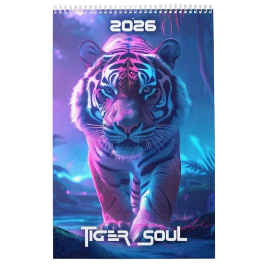 TIGER SOUL - 2026 - Calendar カレンダー (カバー)