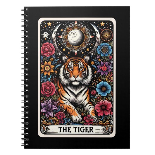 Tiger Spiritタロットカードノートブック ノートブック (正面)