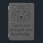 Tiger Spirit：強さとリーダーシップ iPad Miniカバー<br><div class="desc">強はっきりした力とリーダーシップを表すトラのデザイン。勇気を持ってリードする人に最適。</div>