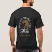 Tiger、Stay Untamable、Wild、Free 20XX Tシャツ (裏面)