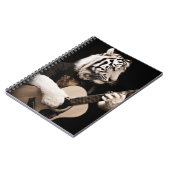 Tiger Strings – Elegant Musical Art ノートブック (左側)