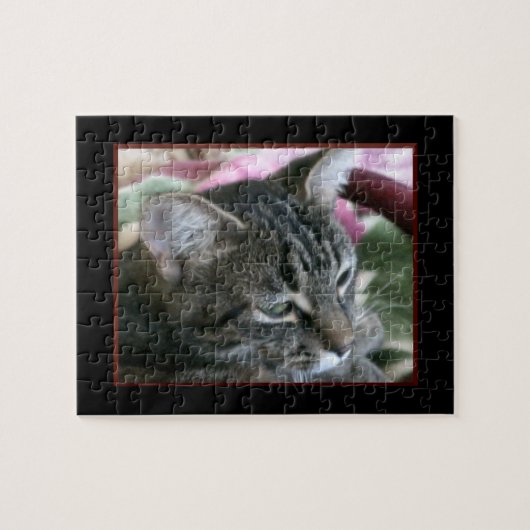 Tiger Stripe Kitty Jigsaw Puzzle ジグソーパズル (横)