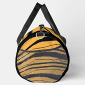 Tiger Stripe Print Athletic Gym Travel Carry On  ダッフルバッグ (右)
