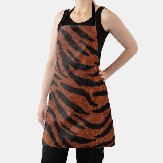 Tiger Stripe Wild Pattern エプロン (インサイチュ)