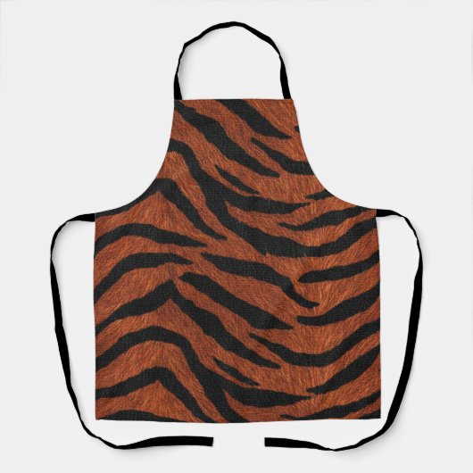 Tiger Stripe Wild Pattern エプロン (正面)