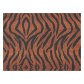 Tiger Stripe Wild Pattern テーブルクロス (正面(横))