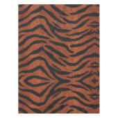 Tiger Stripe Wild Pattern テーブルクロス (正面)