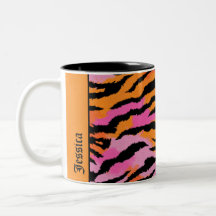 Tiger Stripes Animal Print Colorful y2k Chic Name