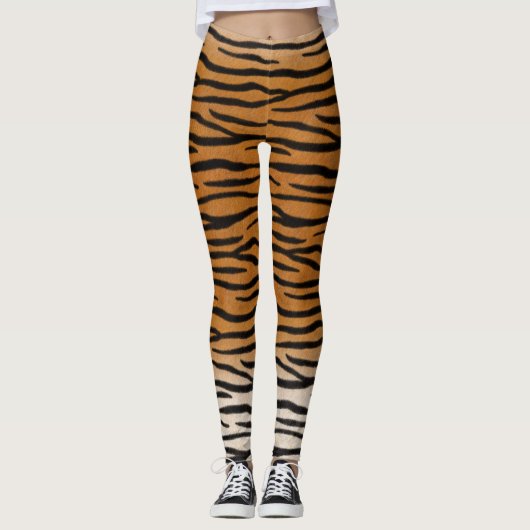 Tiger Stripes Exotic Animal レギンス (正面)