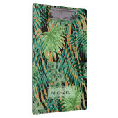 Tiger Stripes Jungle Camouflage Personalised クリップボード (右)