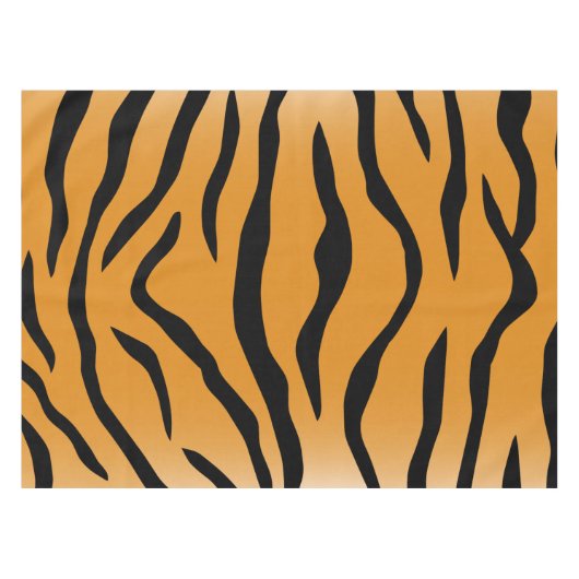 Tiger stripes pattern テーブルクロス (正面(横))