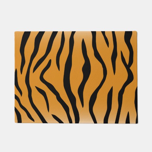 Tiger stripes pattern ドアマット (正面)