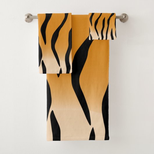 Tiger stripes pattern バスタオルセット (インサイチュ)