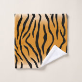 Tiger stripes pattern バスタオルセット (ウォッシュタオル)