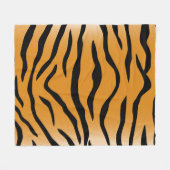 Tiger stripes pattern フリースブランケット (正面(横))