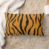 Tiger stripes pattern ランバークッション (ブランケット)