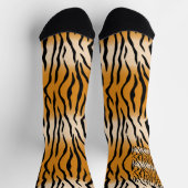 Tiger Stripes Pattern Thunder_Cove ソックス (上部)