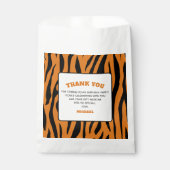 Tiger Stripes WILD ONE 1歳の誕生日 ありがとう フェイバーバッグ (正面)