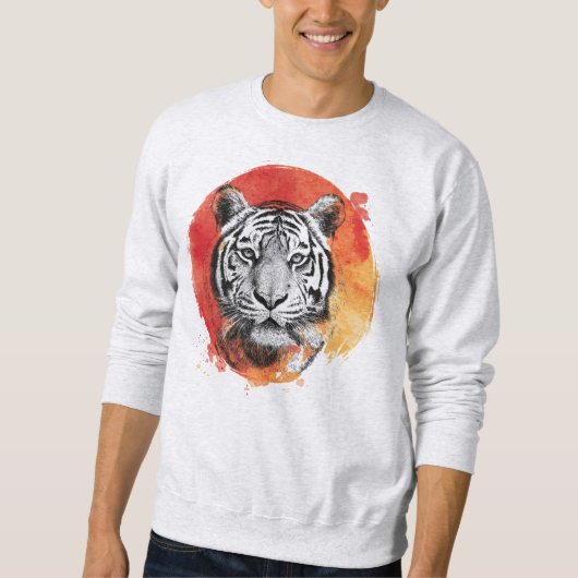 Tiger symbol of courage. Sweatshirt スウェットシャツ (正面)