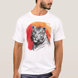 Tiger symbol of courage tシャツ