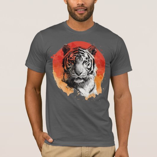 Tiger symbol of courage.  tシャツ (正面)