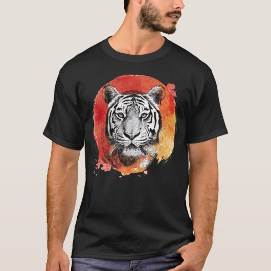 Tiger symbol of courage tシャツ (正面)