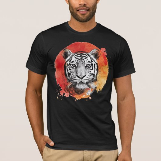 Tiger symbol of courage tシャツ (正面)