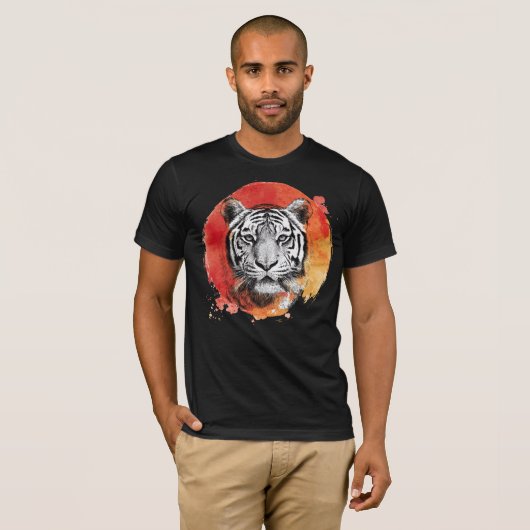Tiger symbol of courage tシャツ (正面フル)