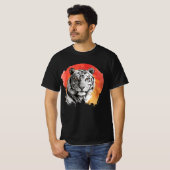 Tiger symbol of courage.  T-Shirt Tシャツ (正面フル)