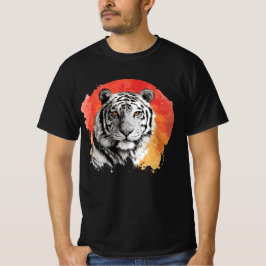 Tiger symbol of courage.  T-Shirt Tシャツ