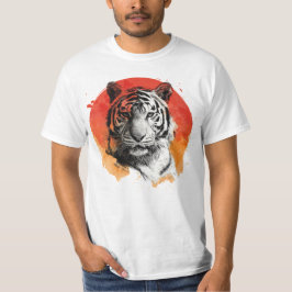 Tiger symbol of courage.  T-Shirt Tシャツ