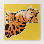 Tiger Tabby Cat Puzzle ジグソーパズル (横)