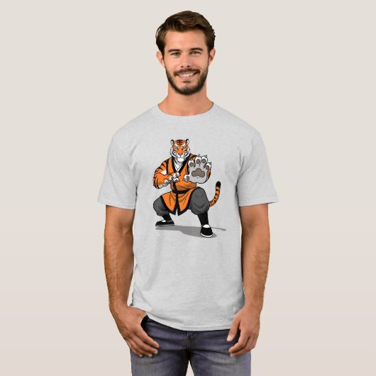 Tiger Tai Chi Master Martial Arts Tシャツ (正面フル)