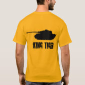 Tiger Tank Profile王のTシャツのティーのTシャツ Tシャツ (裏面)