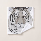 Tiger, tiger face, symbol of 2022 バスタオルセット (ウォッシュタオル)