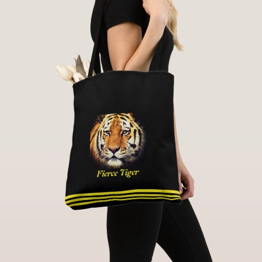 Tiger：Tote bag トートバッグ (クローズアップ)