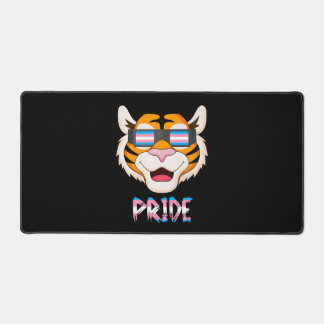 Tiger Transgender Flag Lgbt デスクマット