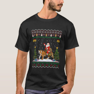 Tiger Ugly Santa Riding Tiger Tシャツ