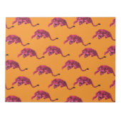 Tiger - Vibrant Pink ノートパッド (正面)