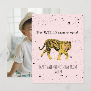 Tiger Wild About You Valentine Classroomの写真 ポストカード