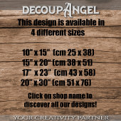 Tiger Wild Spirit - Decopage - 薄葉紙