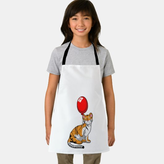 Tiger with Balloon エプロン (インサイチュ)