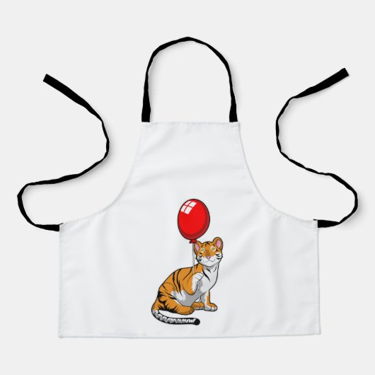 Tiger with Balloon エプロン (正面)